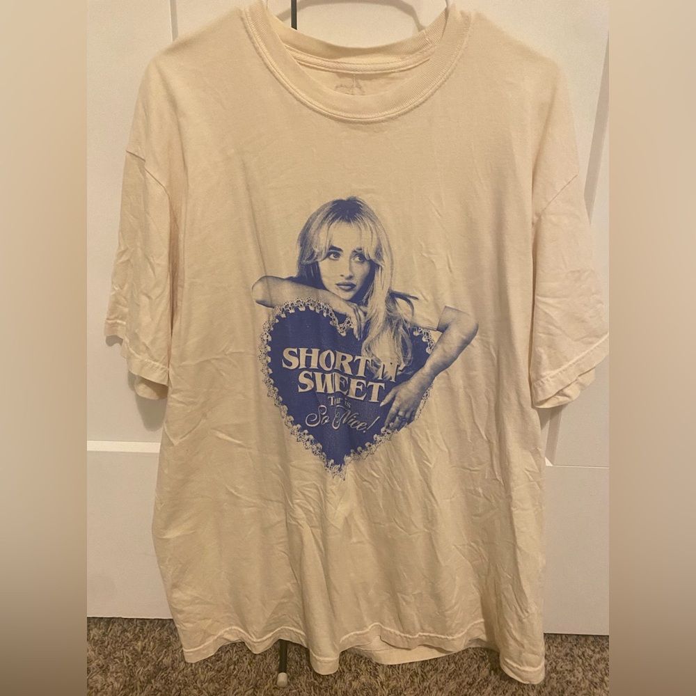 Sabrina Carpenter Short n Sweet Tour Tee